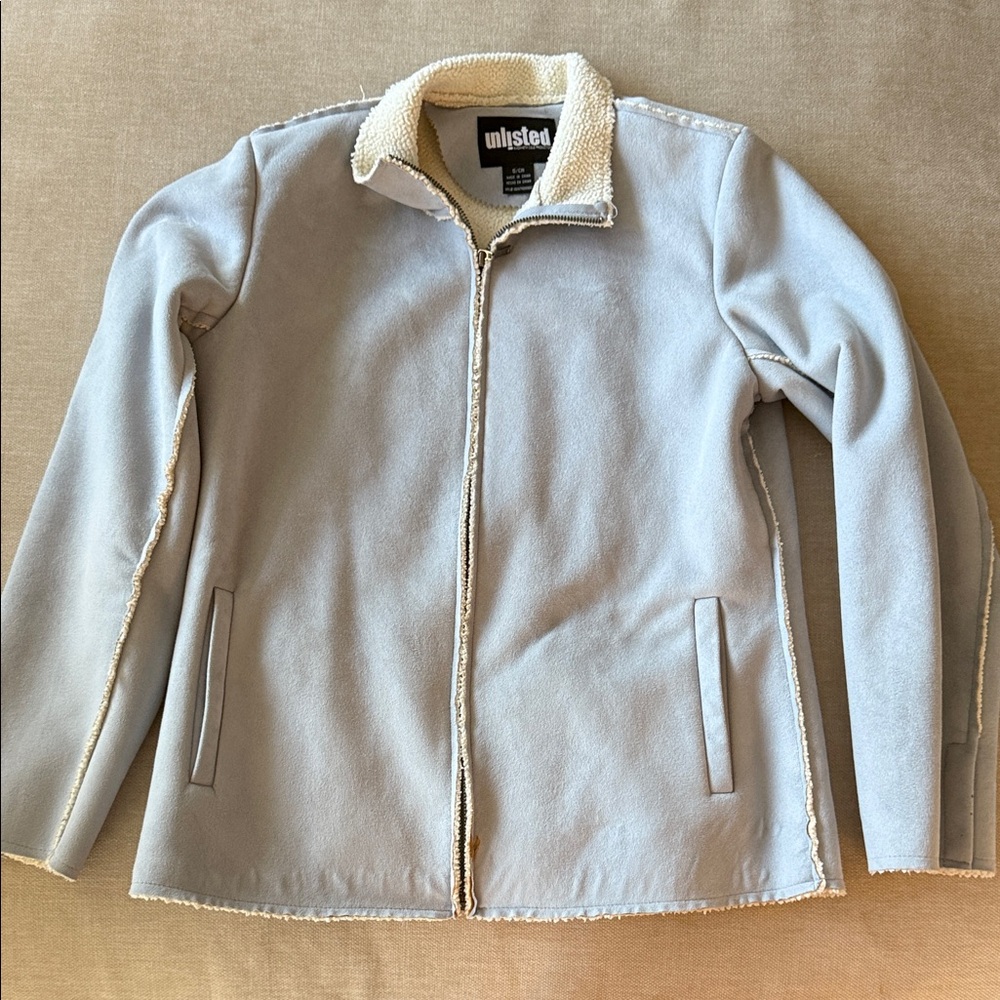 Unlisted Light Blue Jacket with Cream Accents